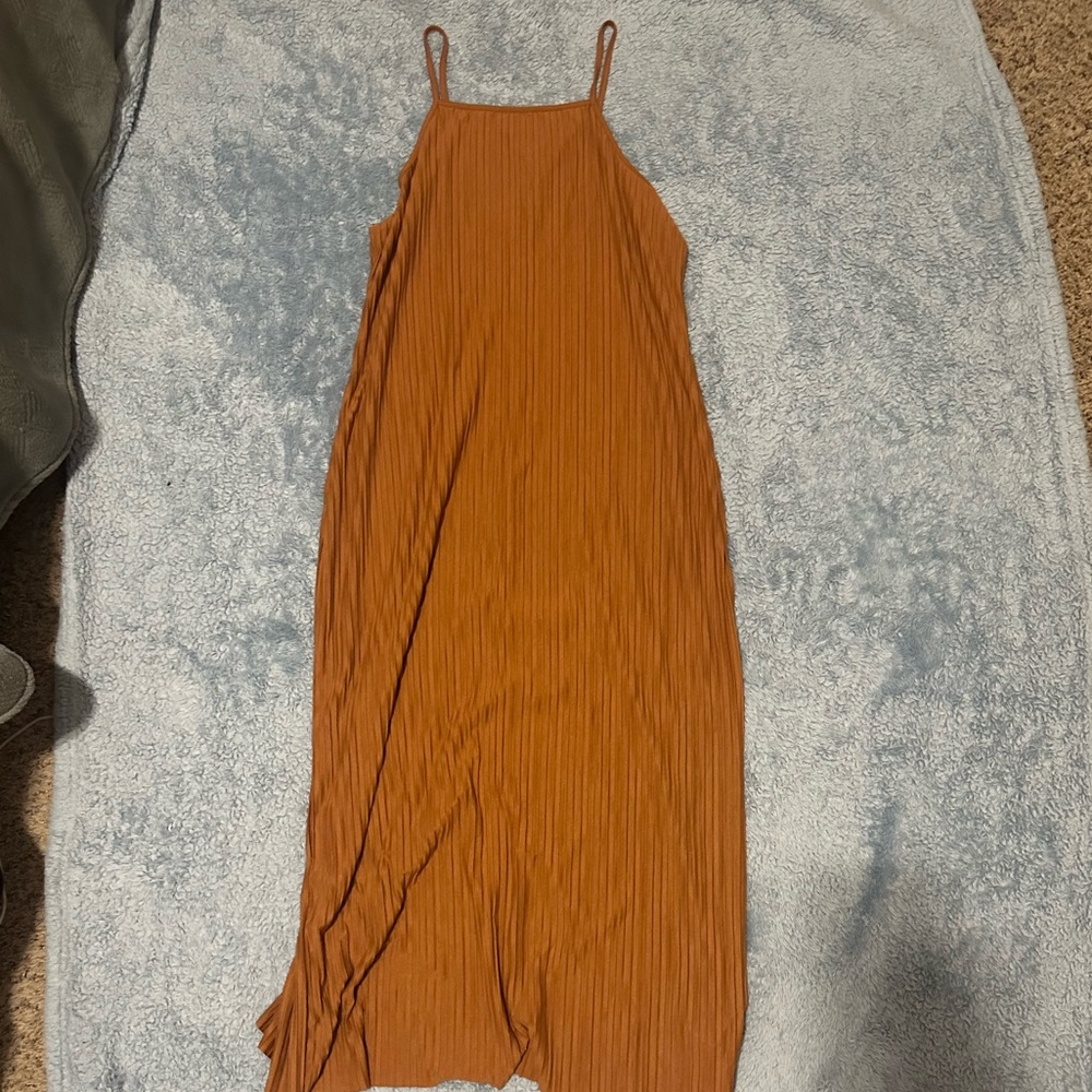 a new day Rust Sleeveless Dress